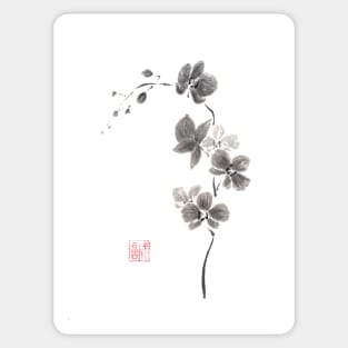 Butterfly orchid Sticker